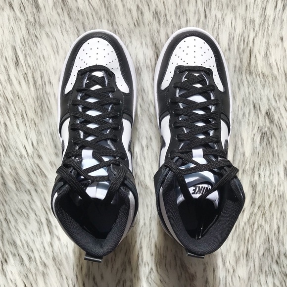 Women's Nike Dunk High Up "Panda" - Picture 4 of 11
